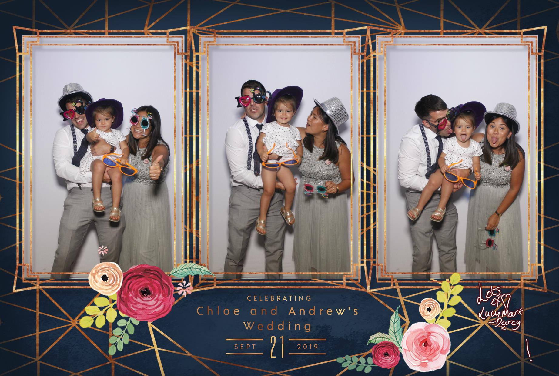 Chloe and Andrew's Wedding | View more photos from the event at gallery.myphotoboothexperience.co.uk/u/MyPhotoBoothExperienceLtd/Chloe-and-Andrews-Wedding